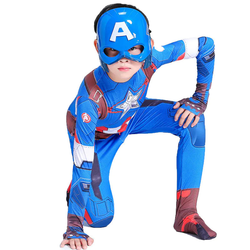 Spider-Man Bodysuit Halloween Cosplay Costume Set
