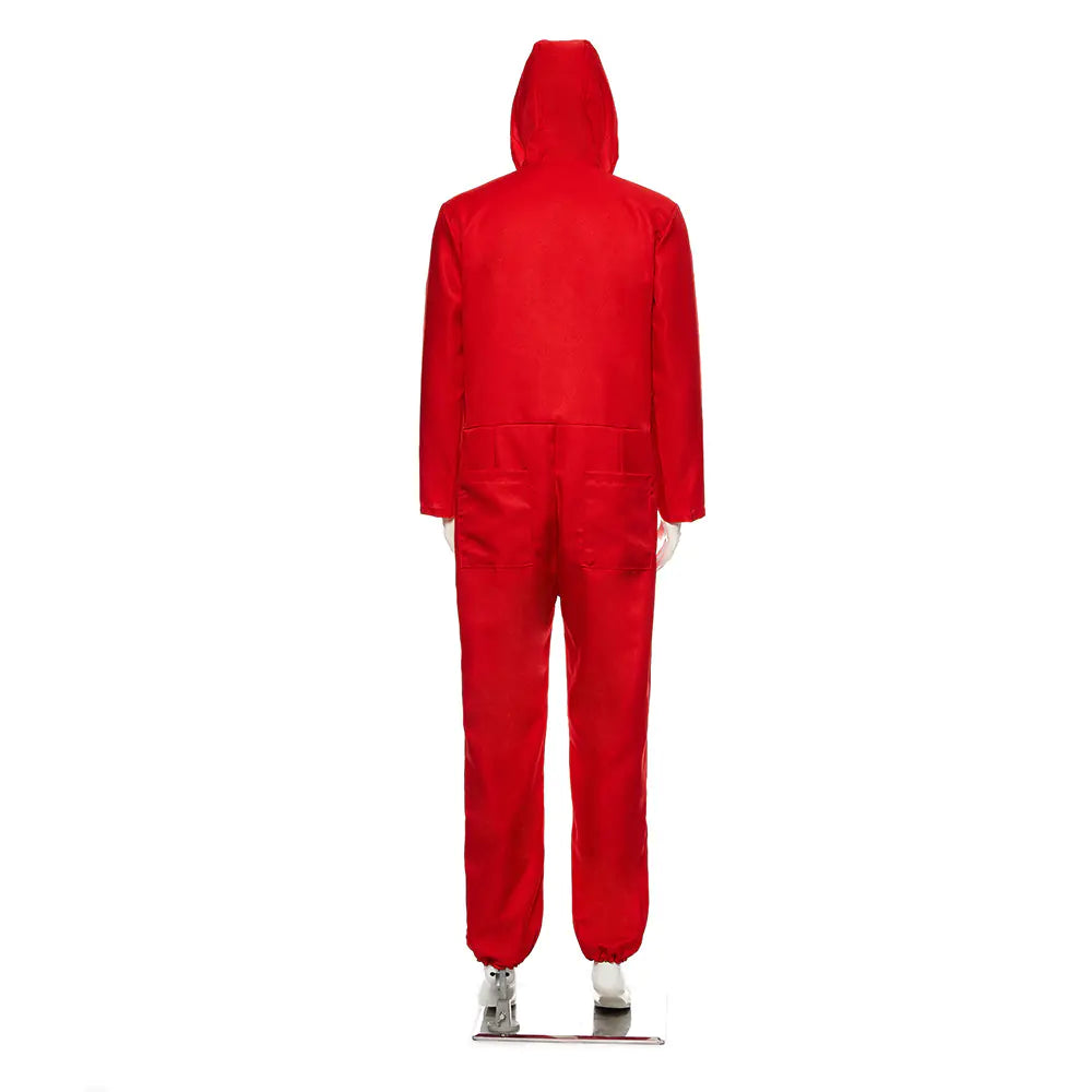 Halloween Cosplay Costume - Dali Red Bodysuit