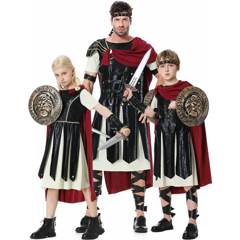 Roman Gladiator Halloween Costume for Cosplay