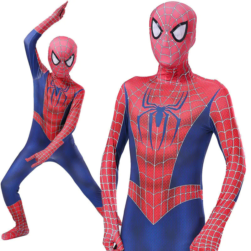 Spider-Man Bodysuit Halloween Cosplay Costume Set