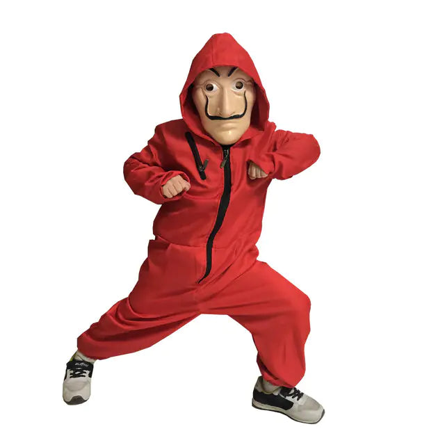 Halloween Cosplay Costume - Dali Red Bodysuit