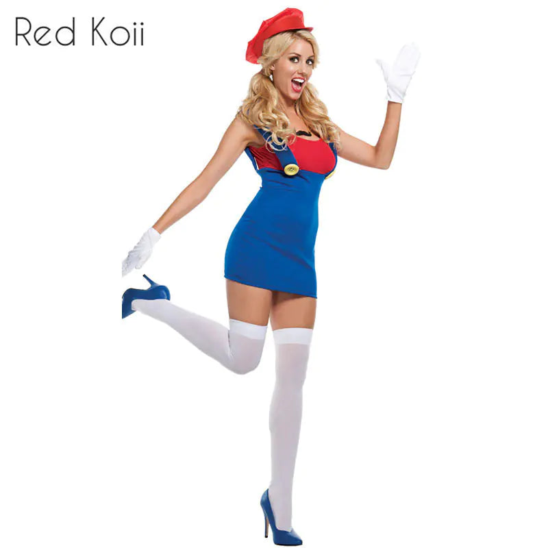 Super Mario Halloween Costume and Game Uniform