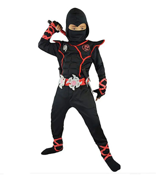 Children's Halloween Ninja Costume Outfit